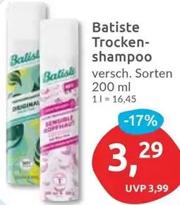 Budni Batiste Trockenshampoo Angebot