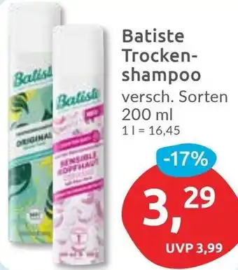 Budni Batiste Trockenshampoo Angebot