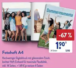 Aldi Süd Fotoheft A4 Angebot