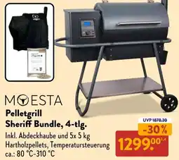Aldi Süd MOESTA Pelletgrill Sheriff Bundle, 4-tlg. Angebot