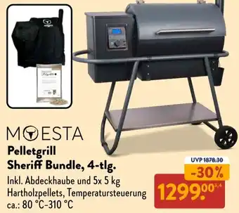 Aldi Süd MOESTA Pelletgrill Sheriff Bundle, 4-tlg. Angebot
