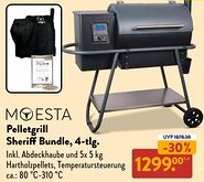 Aldi Süd MOESTA Pelletgrill Sheriff Bundle, 4-tlg. Angebot