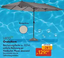 Aldi Süd LECO Ovalschirm Angebot