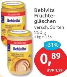 Budni Bebivita Früchtegläschen Angebot