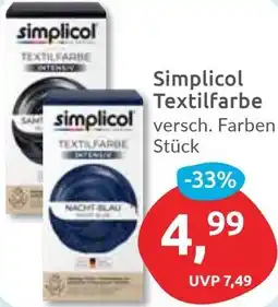 Budni Simplicol Textilfarbe Angebot