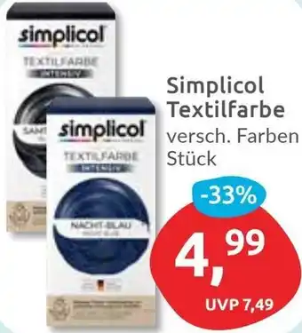 Budni Simplicol Textilfarbe Angebot