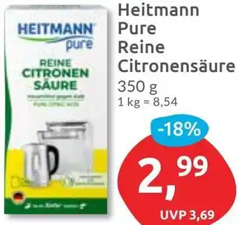 Budni Heitmann Pure Reine Citronensäure Angebot
