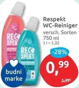 Budni Respekt WC-Reiniger Angebot