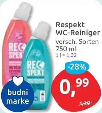 Budni Respekt WC-Reiniger Angebot