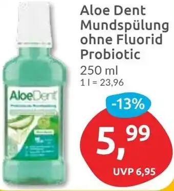 Budni Aloe Dent Mundspülung ohne Fluorid Probiotic Angebot