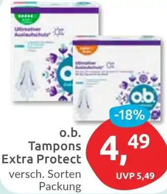 Budni o.b. Tampons Extra Protect Angebot