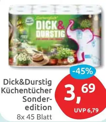 Budni Dick&Durstig Küchentücher Sonderedition Angebot