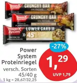 Budni Power System Proteinriegel Angebot