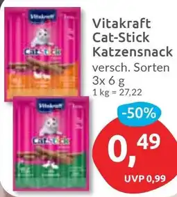 Budni Vitakraft Cat-Stick Katzensnack Angebot