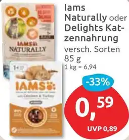 Budni lams Naturally oder Delights Katzennahrung Angebot