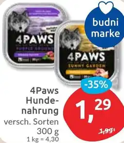 Budni 4Paws Hundenahrung Angebot