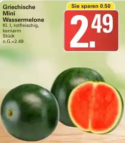 WEZ Griechische Mini Wassermelone Angebot