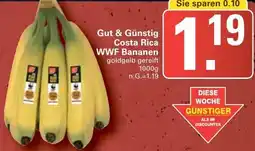 WEZ Gut & Günstig Costa Rica WWF Bananen Angebot