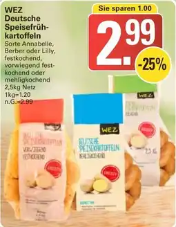 WEZ WEZ Deutsche Speisefrühkartoffeln Angebot
