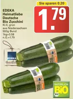 WEZ EDEKA Heimatliebe Deutsche Bio Zucchini Angebot