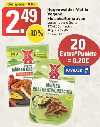 WEZ Rügenwalder Mühle Vegane Fleischalternativen Angebot