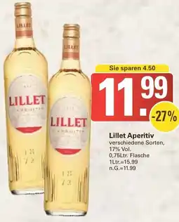WEZ Lillet Aperitiv Angebot