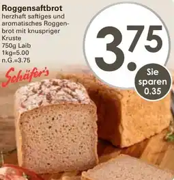 WEZ Schäfer's Roggensaftbrot Angebot