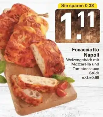 WEZ Focacciotto Napoli Angebot