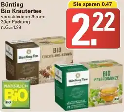 WEZ Bünting Bio Kräutertee Angebot