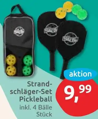 Budni Strandschläger-Set Pickleball Angebot