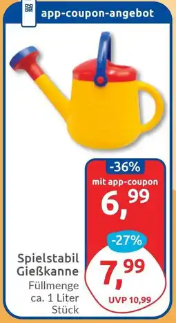 Budni Spielstabil Gieẞkanne Angebot