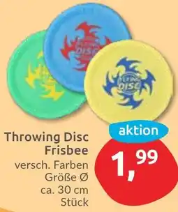 Budni Throwing Disc Frisbee Angebot