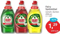 Budni Fairy Spülmittel Angebot