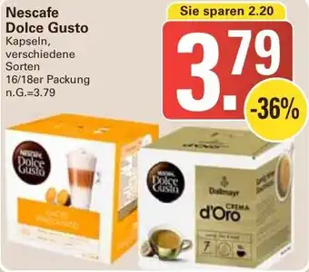 WEZ Nescafe Dolce Gusto Angebot