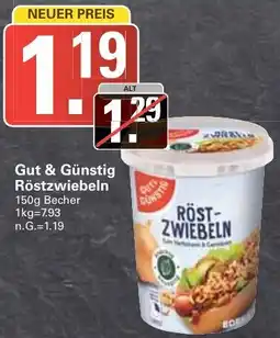 WEZ Gut & Günstig Röstzwiebeln Angebot