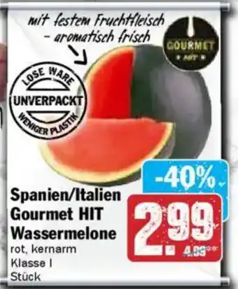 Hit Spanien/Italien Gourmet HIT Wassermelone Angebot