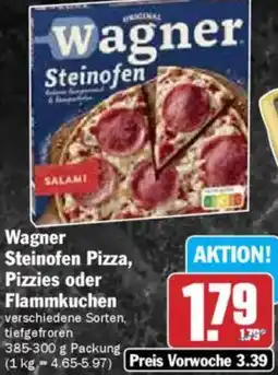 Hit Wagner Steinofen Pizza, Pizzies oder Flammkuchen Angebot