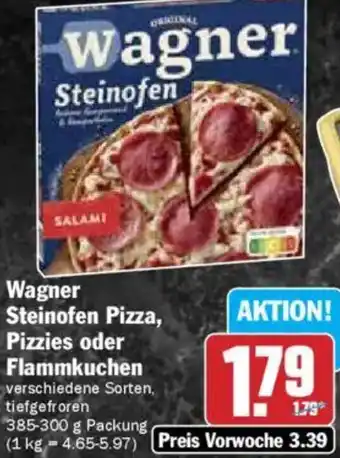 Hit Wagner Steinofen Pizza, Pizzies oder Flammkuchen Angebot