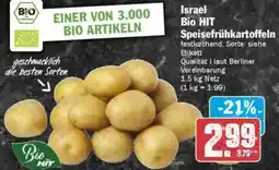 Hit Israel Bio HIT Speisefrühkartoffeln Angebot