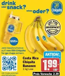 Hit Costa Rica Chiquita Bananen Angebot