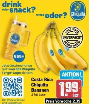Hit Costa Rica Chiquita Bananen Angebot
