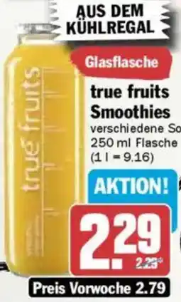 Hit true fruits Smoothies Angebot