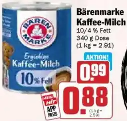 Hit Bärenmarke Kaffee-Milch Angebot