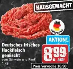Hit Deutsches frisches Hackfleisch gemischt Angebot