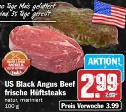 Hit US Black Angus Beef frische Hüftsteaks Angebot