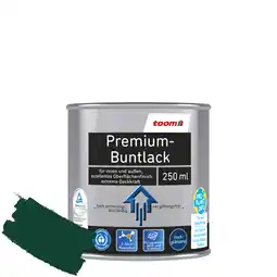toom Baumarkt toom Premium-Buntlack moosgrün glänzend 250 ml Angebot