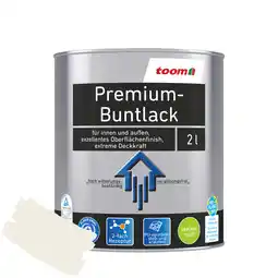 toom Baumarkt toom Premium-Buntlack reinweiß seidenmatt 2 l Angebot