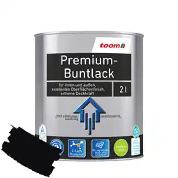 toom Baumarkt toom Premium-Buntlack tiefschwarz seidenmatt 2 l Angebot