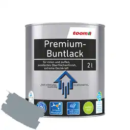 toom Baumarkt toom Premium-Buntlack silbergrau seidenmatt 2 l Angebot