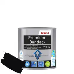 toom Baumarkt toom Premium-Buntlack tiefschwarz seidenmatt 250 ml Angebot